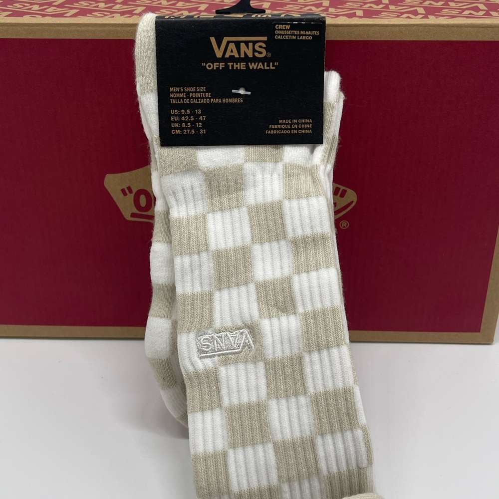 VANS "Off The Wall" Crew socks Checkerboard 
New  Vans socks (1 pair)